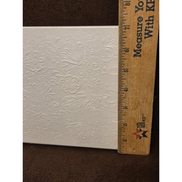 Photo Album Vintage Hallmark Keepsake Embossed Ivory 1984 Made USA 48 Photograph - Picture 11 of 13